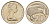 Новая Зеландия 20 центов 1968 Елизавета II (1952-2022), птичка киви, тираж 35.000 экземпляров KM 36 медно-никель BU 93-526