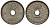 Норвегия 10 эре 1941 Хокон VII (1905-1957) KM 383 медно-никель 4549-951
