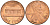 США 1 ЦЕНТ 1982 D, ЛИНКОЛЬН KM 201 медь цинк 188-224