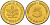 ФРГ 5 ПФЕННИГОВ 1986 D KM 107, J. 382 сталь плакированная латунью 4181-1024