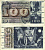 Швейцария 100 франков 1971 10 февраля 1971, серия 75 K, подпись 45 Pick 49 m бумага 8606-27-1-2