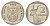 ЮАР 2 ранда 2003 KM 335 медь плакированная никелем 4626-1235