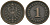 Германия 1 пфенниг 1876 B, Вильгельм I (1871-1888) KM 1, J. 1 медь 4602-1048