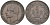 Швеция 5 эре 1858/7 Оскар I (1844-1859) KM 690 бронза 4557-433