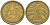 ГЕРМАНИЯ 10 РЕЙХСПФЕННИГОВ 1925 A KM 40, J.317 алюминиевая бронза 110-246