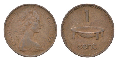 Фиджи 1 цент 1975 KM 27 бронза 4697-648