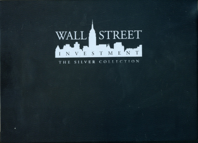 США набор из 7 монет 2009 №3568, WALL STREET INVESTMENT, в деревянной коробке, сертификат  серебро  UNC,  PROOF 5-4-5-09