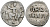 ВЕЛИКОЕ КНЯЖЕСТВО МОСКОВСКОЕ ДЕНГА 1535 - 1547 ИВАН IV ВАСИЛЬЕВИЧ, МОСКОВСКИЙ МОНЕТНЫЙ ДВОР, 0,34 ГР ГиК №47 серебро 262-916
