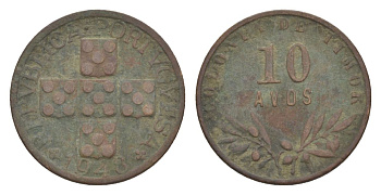 Португальский Тимор 10 аво 1948 KM 5 бронза 4630-1132