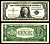 США 1 доллар 1957 Серия A, Джордж Вашингтон Pick 419 a бумага 2119-30-2-1