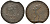 Великобритания 1/2 пенни 1793 Манчестер-Ланкашир, жетон, брак кружка DH 135 медь 1516-1334