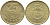 КОСТА-РИКА 25 КОЛОН 2001 B.C.C.R. KM 229а латунь 54-2053