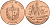 Куба 1 песо 1994 парусник Виктория KM 517 медь UNC M36-07