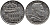 Монако 1 франк 1982 Ренье III (1949-2005) KM 140 никель 4364-715