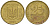 Украина 25 копеек 1992 KM 2.1a латунь 4580-635
