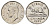 Канада 5 центов 1949 бобр, Георг VI (1936-1952) KM 42 никель 4689-331