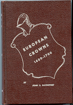 Германия книга "European Crowns 1600-1700 by Davenport" 1974 Европейские кроны 1600-1700 годов, 634 страницы, в твердом переплете   бумага  00-00