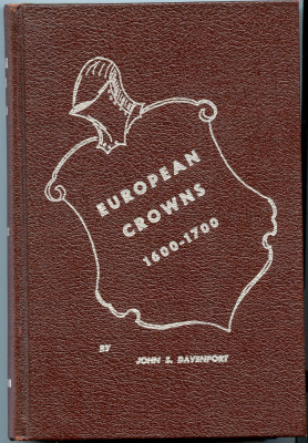 Германия книга "European Crowns 1600-1700 by Davenport" 1974 Европейские кроны 1600-1700 годов, 634 страницы, в твердом переплете   бумага  00-00
