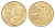 Бразилия 25 сентаво 2001 KM 650 сталь плакированная латунью UNC 4642-1117