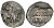 ВЕЛИКОЕ КНЯЖЕСТВО МОСКОВСКОЕ ДЕНГА 1535-1547 ИВАН IV ВАСИЛЬЕВИЧ, МОСКОВСКИЙ МОНЕТНЫЙ ДВОР, 0,34 ГР ГиК №48 серебро 262-662