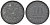 Германия 10 пфеннигов 1919 KM 26, J. 299, Weege 8 цинк 4119-316