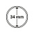 Капсулы круглые – 34 мм, упаковка 10 шт. Leuchtturm. 310430