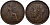 Великобритания 1 пенни 1927 Георг V (1910-1936) КМ 826, Spink 4054 бронза 4389-932