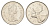 Канада 25 центов 1988 Елизавета II (1952-2022), олень KM 74 никель 4688-527