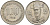 Южная Корея 100 вон 1980 Ли Сунсин, корейский флотоводец KM 9 медно-никель 4511-937