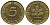 ФРГ 5 ПФЕННИГОВ 1950 J KM 107, J.382 сталь плакированная латунью 26-1068