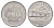 Франция жетон Shell - Человек в полете - Артур Браун и Джон Олкок, 1919 1969 диаметр 26 мм, вес 1,7 гр алюминий 4656-333