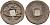 Китай 1 цянь (кэш) ND (1078-1085) Империя Сун (960-1279), северная сун (960-1127), Шэнь-цзун (1068-1085), вес 4,3 гр, диаметр 23 мм Hartill 16.245 бронза AUC2-7-55