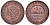 Россия 1 копейка 1908 СПБ, Николай II (1894-1917) Биткин 225, KM 9.2 медь 51-3026