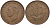 Великобритания 1/2 пенни 1943 Георг VI (1936-1952) KM 844, Spink 4115 бронза 28-334