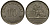 Бельгия 10 сантимов 1859 проба / пробная KM Pn 53, Dupr. 678 00-817-15
