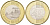 Венгрия 200 форинтов 2009 мост KM 826 биметалл UNC M16-11
