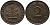 ФРГ 2 пфеннига 1966 F KM 106, J.381 бронза 99-144