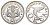 Силенд 1 доллар 1994 Рой I, тираж 20.000 экземпляров X 9 серебро PROOF 1521-841