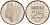 Нидерланды 25 центов 1982 Беатрикс (1980-2013) KM 204 никель UNC 4588-851