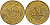 Кувейт 10 филсов 1979 AH 1399, парусник KM 11 никель латунь 4597-1212
