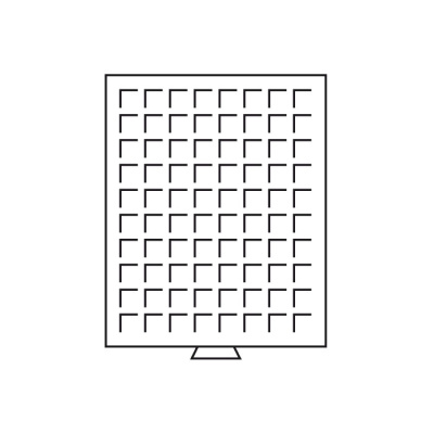 Монетный бокс MB80 на 80 ячеек для монет диаметром до 24 мм. Leuchtturm. 316663