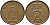 Дания 5 эре 1966 C; S, Фредерик IX (1947-1972) KM 848.1 бронза 175-656