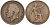 Великобритания 1 пенни 1917 Георг V (1910-1936) KM 810, Spink 4051 бронза 4572-1216