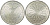ФРГ 10 МАРОК 1972 J, ОЛИМПИАДА, СПИРАЛЬ KM 130, J.401a серебро UNC 1520-1421