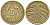 ГЕРМАНИЯ 5 РЕЙХСПФЕННИГОВ 1925 E, KM 39, J. 316 алюминиевая бронза 4532-551
