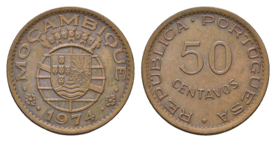 Мозамбик 50 сентаво 1974 KM 89 бронза 4619-157