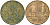 Франция 10 франков 1978 тип Матье KM 940, Le Franc 365.11-12 никель латунь 4572-1135