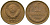 СССР 1 копейка 1985 Y 126a, Schon 75a латунь 4564-951