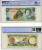 Каймановы острова набор из 5 банкнот 1996 образец, Specimen, в слабах PCGS: 1 доллар 66 Gem UNC, 5 долларов 66 Gem UNC, 10 долларов 67 Superb Gem UNC, 25 долларов 67 Superb Gem UNC, 100 долларов 66 Gem UNC 452-1-46