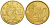 ГРЕЦИЯ 10 ЕВРОЦЕНТОВ 2002 С БУКВОЙ Е В ЗВЕЗДЕ KM 184 латунь UNC 214-331